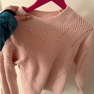 H&M Light Pink Knit Sweater